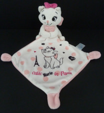 29. DOUDOU NICOTOY CHAT ARISTOCHATS MOUCHOIR ROSE BLANC Cutie Marie in Paris TBE