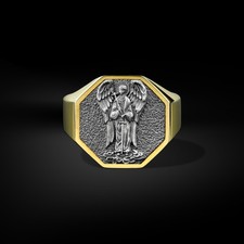 Bague chevalière homme en