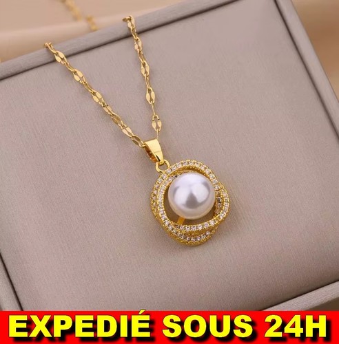 Collier perle luxe pendentif - luxe,