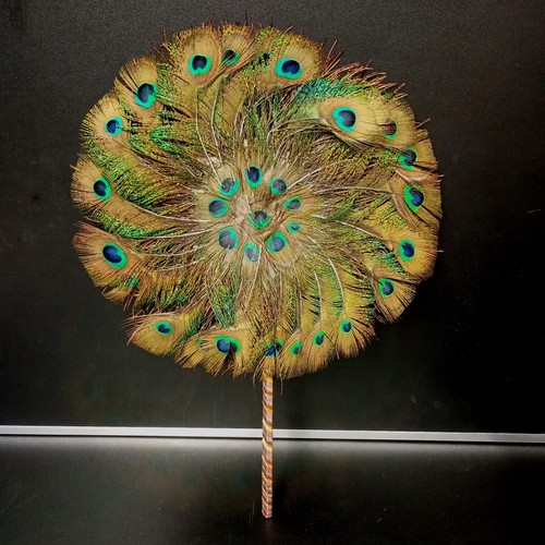 éventail ancien plumes - ancien,