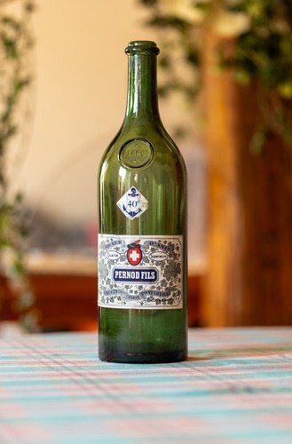 Bouteille ancienne pernod fils - bouteille,