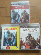 Lot complet de 3 jeux PS3 Assassin's Creed I & II Welcome Pack Japan Ver