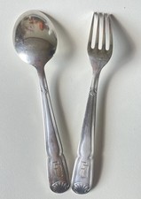 Couverts Cadet BOUILLET BOURDELLE modèle Coquille chiffré FD