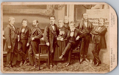 Cdv 1870 députés seine - cdv,
