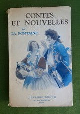 CONTES ET NOUVELLES - PAR LA FONTAINE - GRÜND 1935 - LIVRE ANCIEN EN BON ÉTAT
