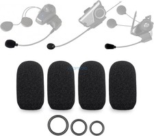 4-Pack Foam Mic Cover for Sena