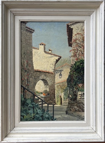 Antique original oil painting - oil,