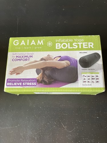 Gaiam inflatable yoga bolster - gaiam,