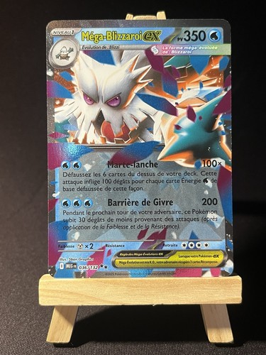 Carte pokémon méga - carte, méga-blizzaroi