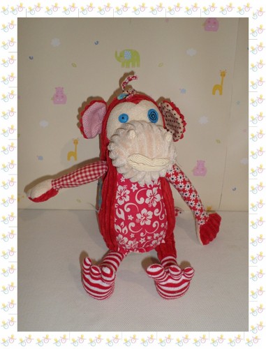 Doudou peluche singe - peluche,