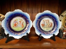 2 coupelles porcelaine décor