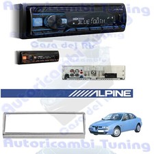 Kit Radio Autoradio ALPINE UTE-200BT + Masquerade 1DIN GRIS Alfa 156