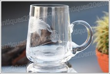 Chope à bière en cristal de