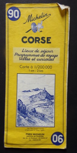Carte michelin corse - michelin, 90