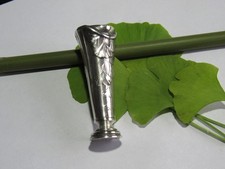 ART NOUVEAU - Sceau a cire a cacheter Argent Massif - Décor Ginkgo Biloba  32 gr