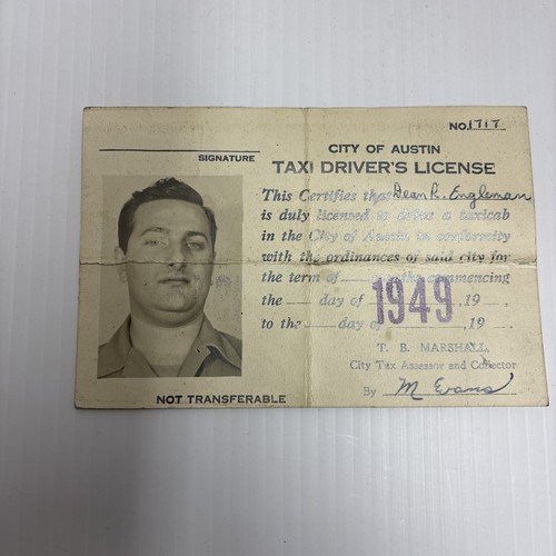 Vtg 1949 city - vtg, austin