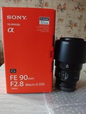 Sony FE 90 mm F/2,8 OSS G Objectif Macro - Noir (SEL90M28G)