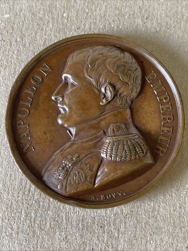 Médaille bronze napoléon - médaille, en