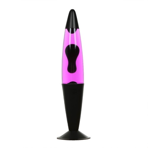 Lampe lave noir violet - lave,