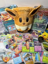 Lot de 200 cartes POKEMON FR EV Goodies Jumbo Dracafeu Victini Pikachu ronflex