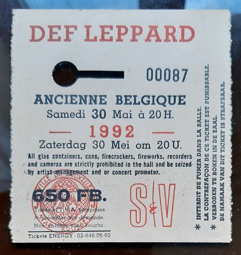 Ticket billet place concert - place,