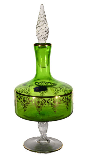 Carafe verte italienne - , en