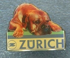 Pin's CHIEN DOGUE DE BORDEAUX ZURICH INSURANCE GROUP vintage pin badge
