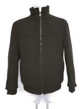 Homme Veste en Laine Blouson Avec Wattiertem Doublure Gr. XXL Noir