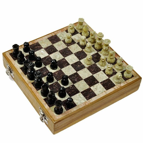 Handmade marbre pierre échecs - handmade,