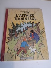 Hergé / TINTIN " L' AFFAIRE TOURNESOL " 4ème plat  B 21 -  CASTERMAN 1957