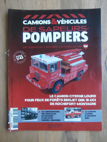 Fascicule pompier berliet - /,