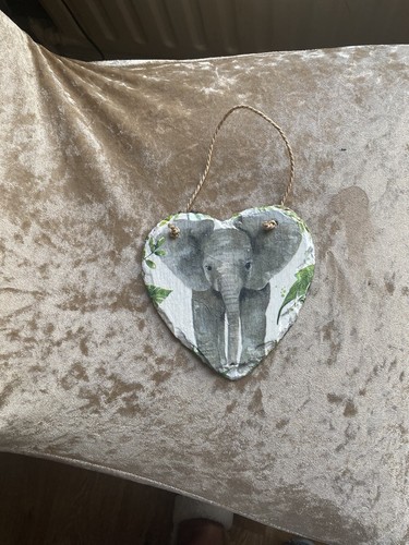 Découpage coeur ardoise - , fête
