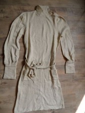 PAUL&JOE soeur belle robe en tricot crème or taille 40 neuve KoS817