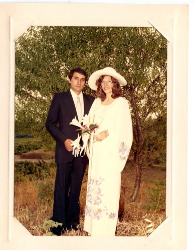 Couple mariés mariage robe