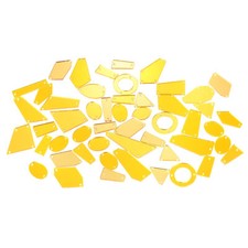 50pcs Coudre Irrégulier Miroir Pièce Kit Miroir Strass Miroir pour Soirée