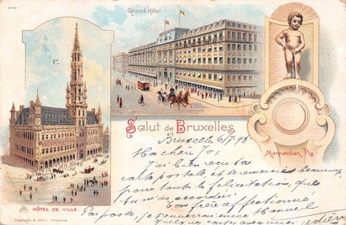 Carte postale belgique - postale, salut