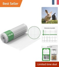 Wiltec Grillage à Mailles 5m