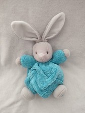 Doudou boule  Lapin gris blanc