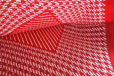 FOULARD carré vintage SOIE HARDY AMIES rouge Japon Red SILK SCARF Très beau