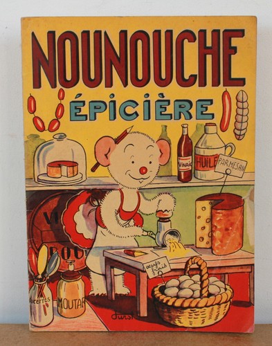 Nounouche épicière texte - texte, et