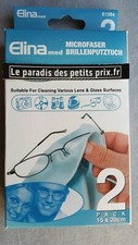 chiffon microfibre pour lunette ou optique, 2 chiffons nettoyants 15 x 20 cm 