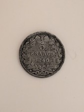 PIECE 5 FRANCS ARGENT 1840 B