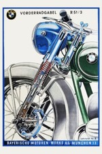 MOTO BMW R51/3 Rf51 - POSTER HQ 50x70cm d'une AFFICHE VINTAGE