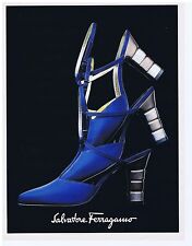 PUBLICITE ADVERTISING 094 1996 SALVATORE FERRAGAMO chaussures pour femme