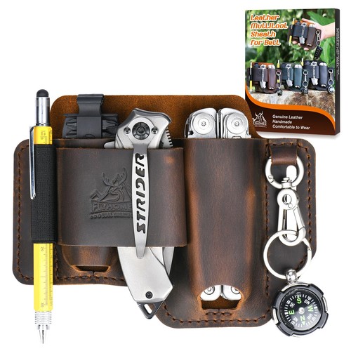 Leather multitool sheath - sheath,