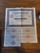 BON - PART BENEFICIAIRE AU PORTEUR-  Action De Cent Francs Au Porteur