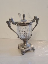 Moutardier  En Argent Massif