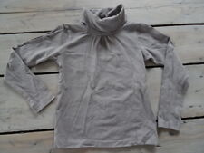 T-shirt col roulé manches longues gris taupe NKY Taille 6 ans