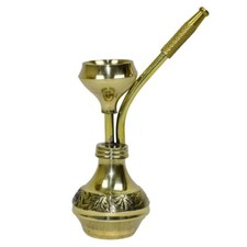 Pot à pipe narguilé en laiton tabac à fumer chillum bar fêtes décoration inté...