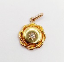 Pendentif art deco or 18k